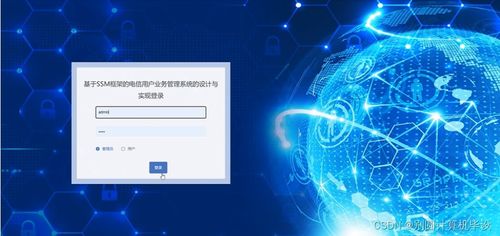 基于框架的电信用户业务管理系统的设计与实现8ly709计算机毕设ssm